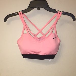 Nike pink sports bra